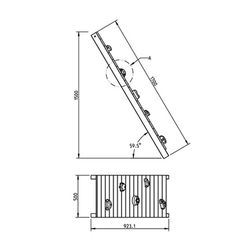 ROCODROMO Conjunto Torre @Wall XL conjunto escalada 1.5 m BR803201 MA803201