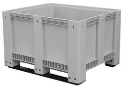 Contenedor plástico liso para baterías con patín 5049-PT