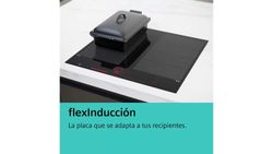 Placa de inducción con extractor integrado Siemens EX875LX67E IQ700 80 cm con perfiles