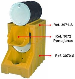 Estanteria colectora 1 bidon 3070-S