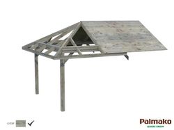 Extension Pabellon de madera PALMAKO CONNECT BIANCA EXTRA 300 X 300 cm 109381