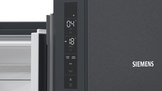 Frigorifico Americano SIEMENS KF96NAXEA IQ300 multipuerta BLACK INOX 183 x 90.5 cm