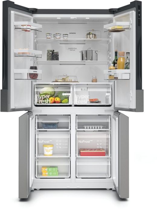 Frigorifico Americano SIEMENS KF96NVPEA IQ300 multipuerta 183 x 90.5 cm Acero inoxidable antihuellas