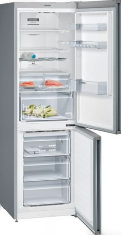 Frigorífico combi SIEMENS KG36NXIEA IQ300 libre instalación 186 x 60 cm Acero Antihuellas
