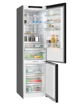 Frigorifico combinado SIEMENS KG39NSBBF IQ700 203 X 60 cm Cristal negro mate Total noFrost