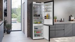 Frigorifico combinado SIEMENS KG49N4XAF 203 X 70 cm IQ500 Acero negro antihuellas