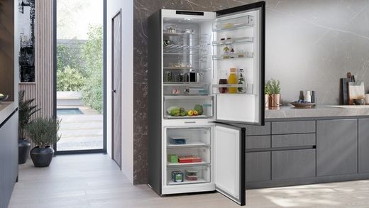 Frigorifico combinado SIEMENS KG49N4XAF 203 X 70 cm IQ500 Acero negro antihuellas