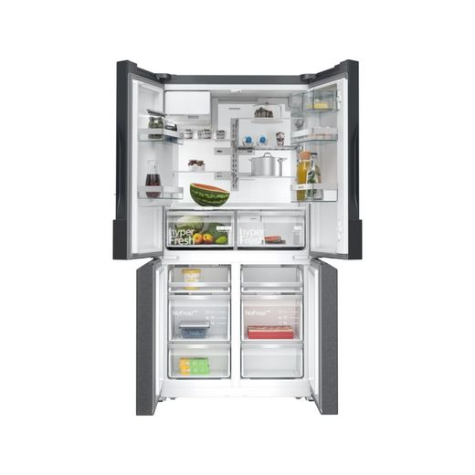 Frigorifico Multidoor SIEMENS KF96DPXEA IQ700 183 x 90.5 cm Total noFrost Acero negro antihuellas