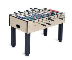 Futbolin 5" exterior denver wood alta gama apto para bares-Jugadores de metal piernas cerradas 142x76x92cm (SIN MONEDERO )REFERENCIA 2373