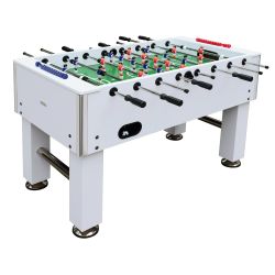 Futbolín Semi Profesional Salón Blanco con Jugadores Clásicos (Piernas Juntas) PL0537
