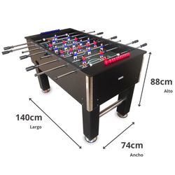 Futbolín Semi Profesional Salón negro PL0538