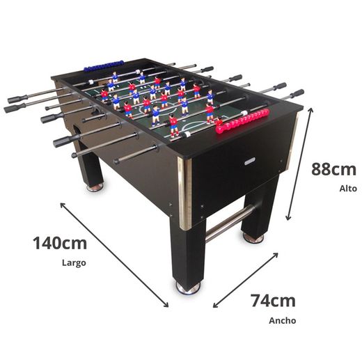 Futbolín Semi Profesional Salón negro PL0538