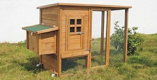 Gallinero Madison de madera y metal altura 103 cm KSU12885