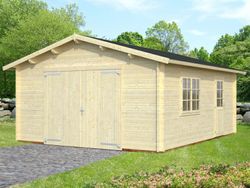 Garaje de madera Palmako roger 23.9 m2 470 x 570 cm frv44-4757-3 102498