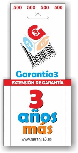 Garantia3 500 euros por reparacion 3 años de GARANTIA
