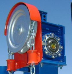 Implemento bidón con cadena para grúa ATEX 3050-C