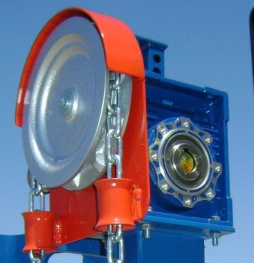 Implemento bidón con cadena para grúa ATEX 3050-C