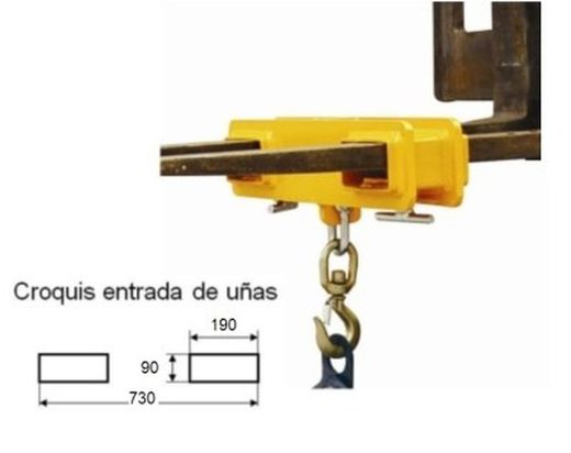 Implemento gancho cargador 5.000 kg. 3049-F