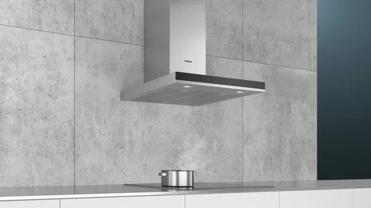 iQ300 Campana decorativa de pared 60 cm Acero inoxidable LC67BHM50