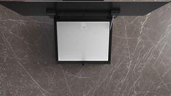 iQ300 Campana decorativa de pared 80 cm Cristal negro LC87KFN60