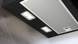 iQ300 Campana decorativa de pared 80 cm Cristal negro LC87KFN60