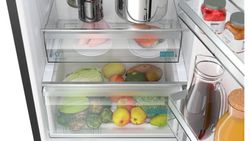 Frigorífico combinado SIEMENS KG36NXXBF iQ300 libre instalación 186 x 60 cm Acero negro antihuellas