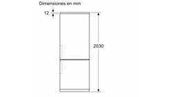 Frigorífico combinado SIEMENS KG39N2ICF IQ300 libre instalación 203 x 60 cm Acero antihuellas