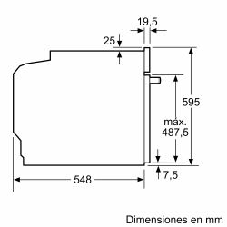 iQ300, Horno, 60 x 60 cm, Acero inoxidable HB514AER4 SIEMENS - ¡¡OFERTA SOLO RECOGIDA EN TIENDA DE IRUN!!