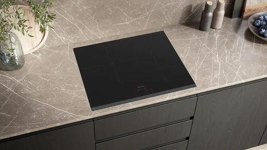 Placa de inducción SIEMENS EH631BDB6E IQ300 60 cm Negro, sin perfiles