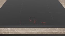 Placa de inducción SIEMENS EH631HDC1E IQ300 60 cm Negro, sin perfiles