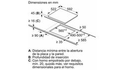 iQ300, Placa vitrocerámica, 60 cm, Negro, sin perfiles ET631FKP8E
