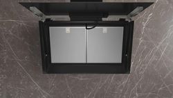 iQ500 Campana decorativa de pared 80 cm Cristal negro LC81KAN60