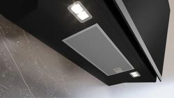 iQ500 Campana decorativa de pared 80 cm Cristal negro LC81KAN60