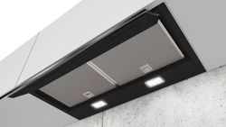 iQ500 Campana decorativa integrada 60 cm Cristal negro LJ67BAM60
