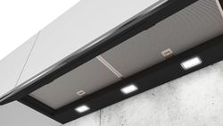 iQ500 Campana decorativa integrada 90 cm Cristal negro LJ97BAM60
