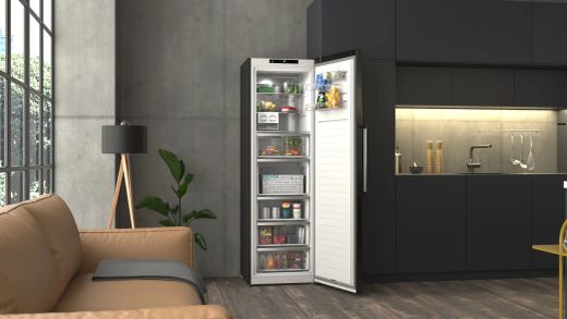 iQ500, Congelador de libre instalación, 186.2 x 59.5 cm, Acero negro antihuellas GS36NAXCG SIEMENS - ¡¡OFERTA SOLO RECOGIDA EN TIENDA DE IRUN!!