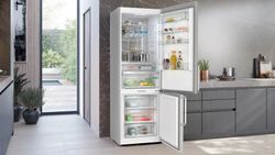Frigorífico combinado SIEMENS KG49NAICT IQ500 libre instalación 203 x 70 cm  Acero antihuellas