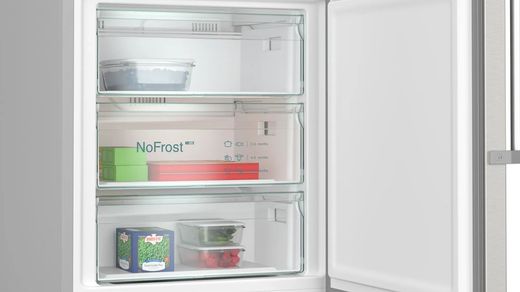 Frigorífico combinado SIEMENS KG49NAICT IQ500 libre instalación 203 x 70 cm  Acero antihuellas