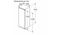 Frigorífico integrable SIEMENS KI81RADD0 IQ500 177.5 x 56 cm Cierre SoftClose