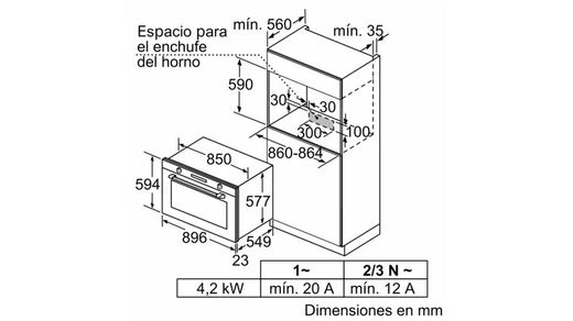 Horno SIEMENS VB578D0S0 iQ500 90 X 60 cm, Acero inoxidable