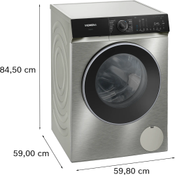 iQ500, Lavadora de carga frontal, 10 kg, máx. 1600 rpm, Acero antihuellas WG56H2AXES - ¡¡OFERTA SOLO RECOGIDA EN TIENDA DE IRUN!!