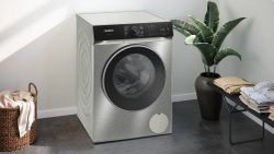 iQ500, Lavadora de carga frontal, 10 kg, máx. 1600 rpm, Acero antihuellas WG56H2AXES - ¡¡OFERTA SOLO RECOGIDA EN TIENDA DE IRUN!!