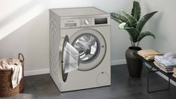 Lavadora SIEMENS WU14UT6KES IQ500 9 kg 1400 r.p.m., Acero antihuellas