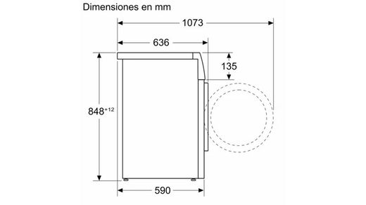 Lavadora SIEMENS WG44G2ZAES IQ500 9 kg 1400 r.p.m.