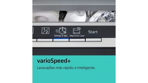 Lavavajillas Integrable SIEMENS SX75ZX07CE IQ500 60cm 3º Bandeja Puerta deslizante