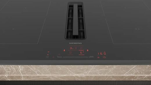 Placa de inducción con extractor integrado SIEMENS ED851HQ26E IQ500 80 cm sin perfiles