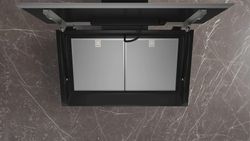 iQ700 Campana decorativa de pared 90 cm Cristal negro LC91KLT60