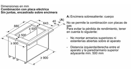 iQ700 Extractor de encimera telescópico 90 cm Cristal LD98WMM60