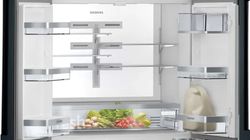 Frigorífico French Door con puertas de cristal SIEMENS IQ700 183 x 90.6 cm Negro KF96RSBEA