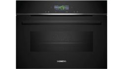 iQ700 Horno compacto con microondas SIEMENS 60 x 45 cm Negro CM724G1B1